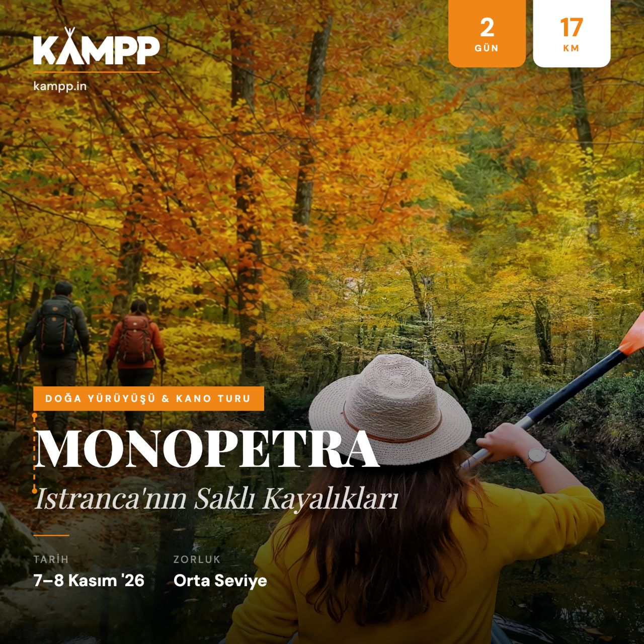 Istranca Ormanları'nda Sonbahar: Monopetra & Kano Turu